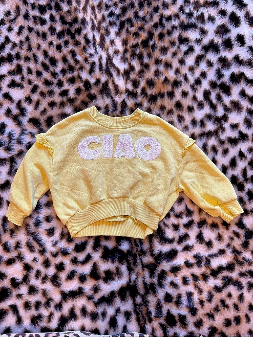 Grayson mini Toddler Girls Ciao Sweatshirt Ciao French Terry